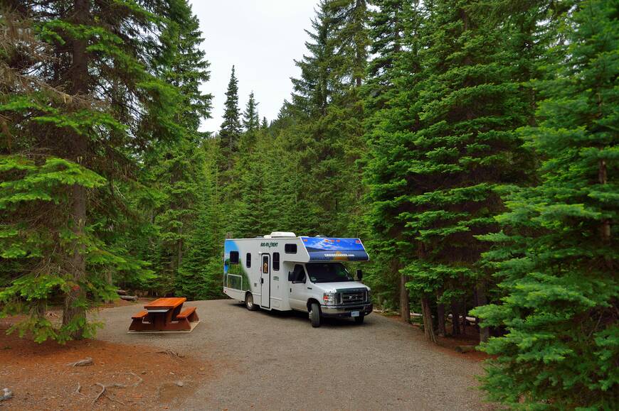 Op pad met de camper Campings campervakantie Amerika of Canada