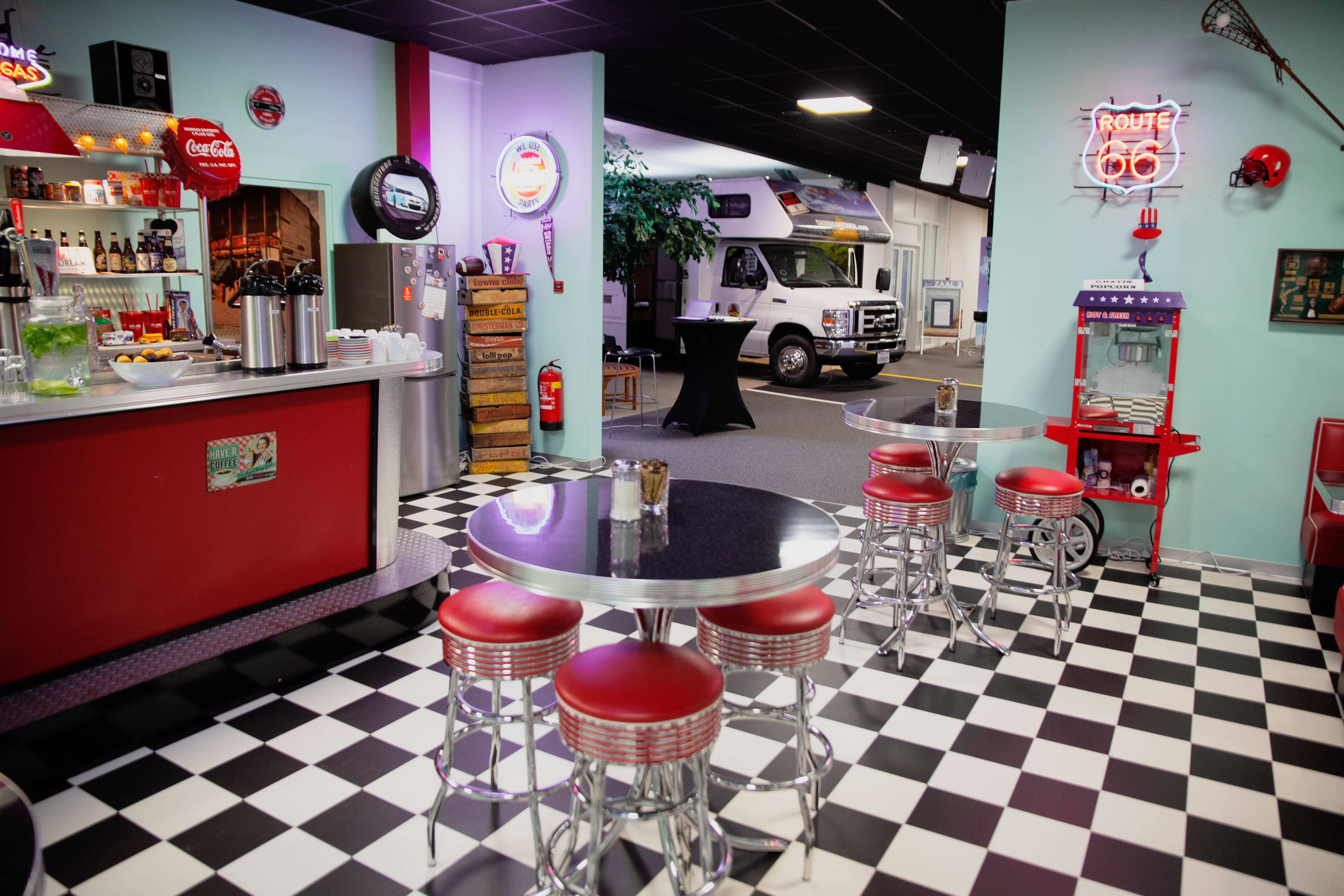 Amerikaanse diner in Zwolle Infodag Tioga Tours